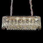 Люстра овальная с хрустальными подвесками Roul Crystal Light варинант исполнения - 2 | Loft Concept в Омске