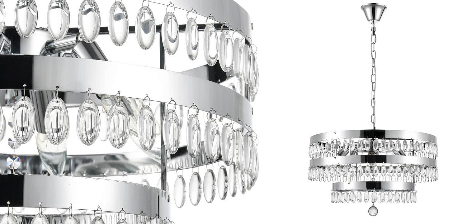 Люстра Oberon Chandelier chrome 50 Люстра Oberon Chandelier chrome 50 - Loft-Concept в Омске