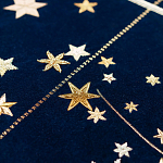 Обои с вышивкой ручной работы Cosmos Original colourway on velvet варинант исполнения - 4 | Loft Concept в Омске