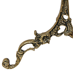 Стол бронзовый круглый с мраморной столешницей Coffee De Bronze варинант исполнения - 2 | Loft Concept в Омске