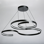 Люстра подвесная светодиодная в виде волнообразной ленты Ribbon Vortex варинант исполнения - 4 | Loft Concept в Омске