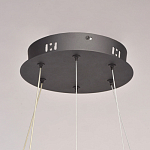 Люстра с двумя кольцами черного цвета с хрустальными элементами QUARTZ CRYSTAL варинант исполнения - 15 | Loft Concept в Омске