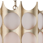 Подвесной светильник в форме цилиндра с фактурным серебряным каркасом и тканевым абажуром Silver Honeycomb варинант исполнения - 2 | Loft Concept в Омске