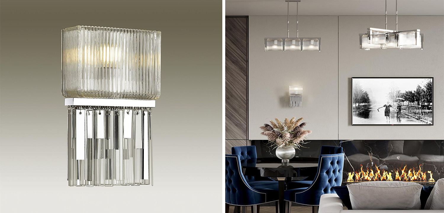 Бра Madelen Chrome Wall Lamp Бра Madelen Chrome Wall Lamp - Loft-Concept в Омске