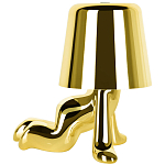 Настольная лампа фигурная цвета золото с гладким абажуром Высота 17 см Sophia варинант исполнения - 4 | Loft Concept в Омске