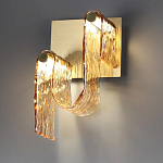 Бра волнистой формы из фактурного стекла Wave варинант исполнения - 7 | Loft Concept в Омске