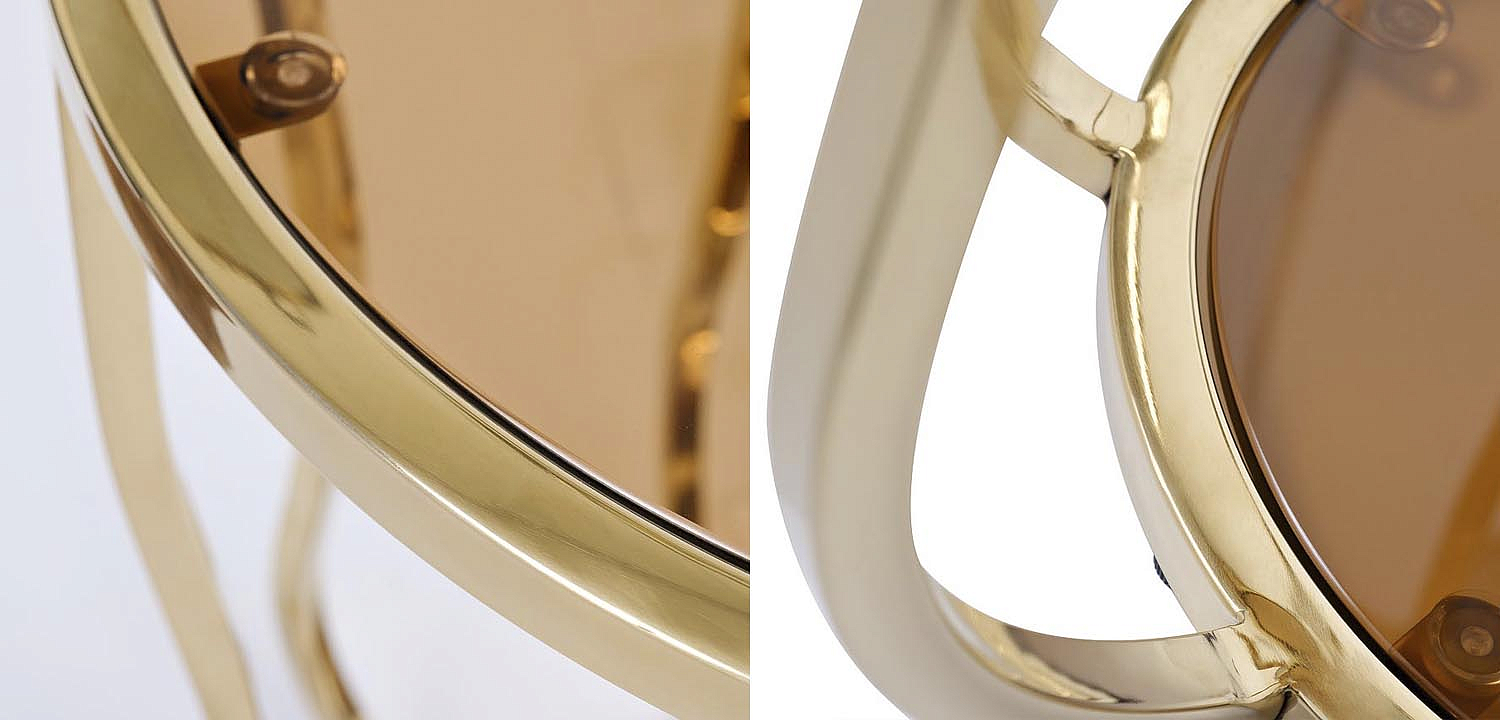 Приставной стол Fedric Side Table gold Приставной стол Fedric Side Table gold - Loft-Concept в Омске