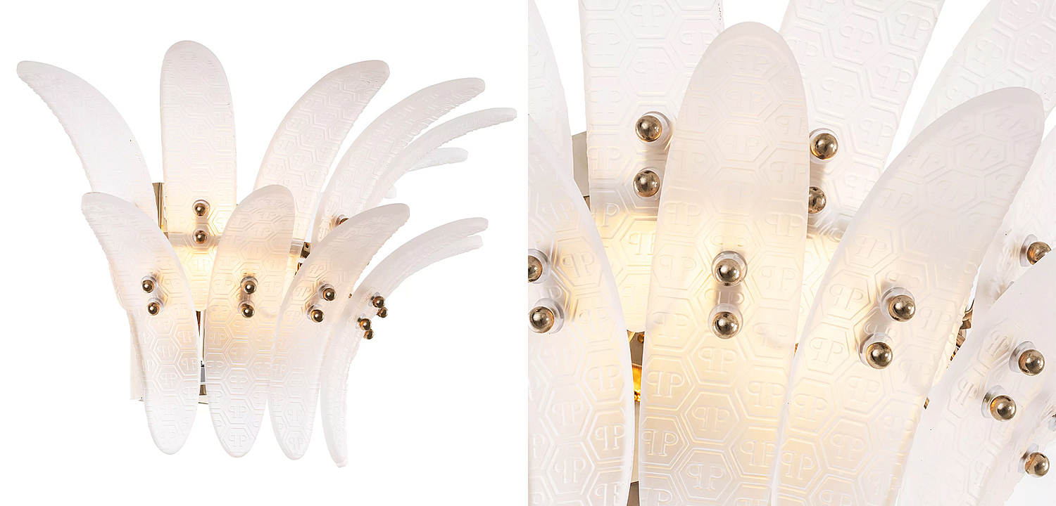 Бра Philipp Plein Wall Lamp Bel Air Белый Бра Philipp Plein Wall Lamp Bel Air Белый - Loft-Concept в Омске
