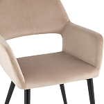 Стул с подлокотниками бежевый NEASAN STOOL варинант исполнения - 6 | Loft Concept в Омске