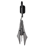 Бра черного цвета с плафоном из рельефного стекла Glass Pod варинант исполнения - 7 | Loft Concept в Омске