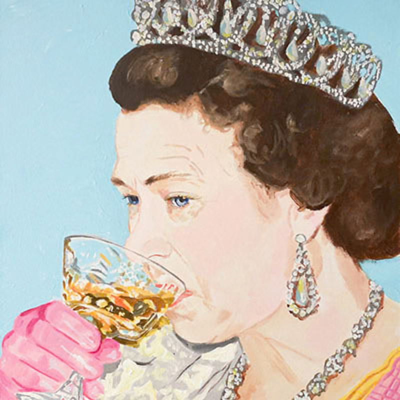 Картина Queen Elizabeth Getting Tanked Мульти Картина Queen Elizabeth Getting Tanked Мульти в Омске | Loft Concept