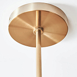 Люстра линейная с 2-мя белыми плиссированными тканевыми абажурами Combination варинант исполнения - 1 | Loft Concept в Омске