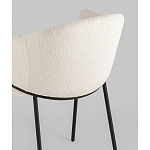 Стул Brace букле белый варинант исполнения - 3 | Loft Concept в Омске