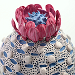 Статуэтка тропический фрукт  Tropical Fruit Round Flower Blue варинант исполнения - 1 | Loft Concept в Омске