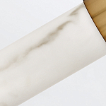 Бра для ванных комнат вертикальное с вытянутым плафоном из алебастра Hinkley варинант исполнения - 6 | Loft Concept в Омске