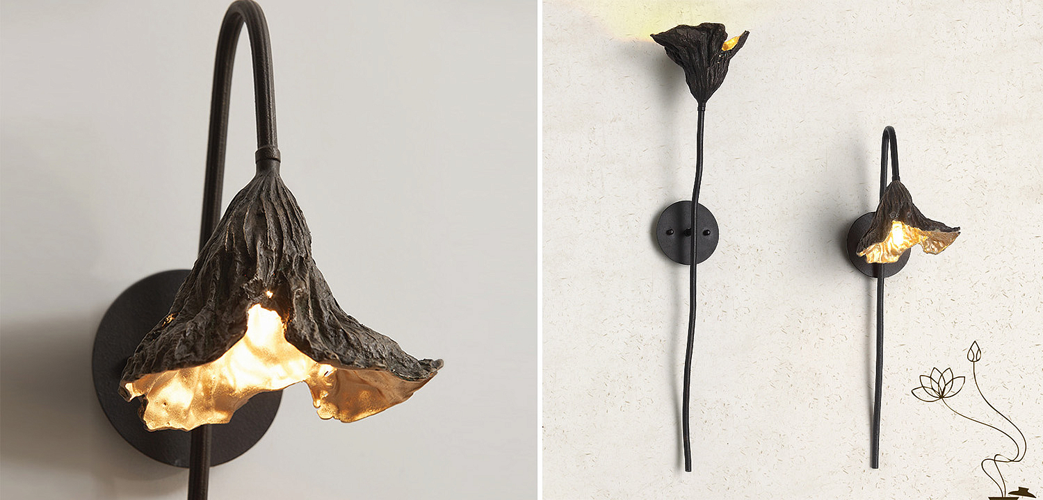 Настенный светильник Увядший Лотос Withering Lotus Lamp I Настенный светильник Увядший Лотос Withering Lotus Lamp I - Loft-Concept в Омске
