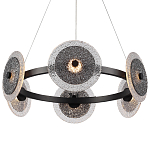 Люстра с плафонами из фактурного двойного стекла Heterochromia варинант исполнения - 2 | Loft Concept в Омске