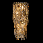 Бра с каскадом из прозрачного хрусталя и корпусом золотого цвета Constant Sparks варинант исполнения - 1 | Loft Concept в Омске