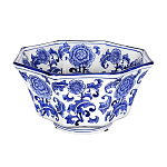 Чаша белая с синим цветочным узором Chino Dishes варинант исполнения - 1 | Loft Concept в Омске