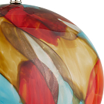 Настольная лампа разноцветная с овальным тканевым абажуром Abstraction варинант исполнения - 1 | Loft Concept в Омске