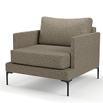 Мебельная ткань Шенилл коричневый цвет 138 см T4-28 варинант исполнения - 7 | Loft Concept в Омске