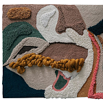 Тканый вручную текстильный гобелен Orchid варинант исполнения - 3 | Loft Concept в Омске