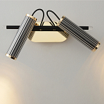 Бра с двумя цилиндрическими плафонами на магнитном креплении Bronze Concert варинант исполнения - 2 | Loft Concept в Омске