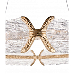 Люстра кольцевая с текстурным природным рисунком IceFlame варинант исполнения - 1 | Loft Concept в Омске