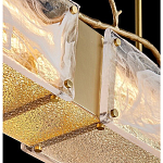 Люстра прямоугольная из фактурного стекла Chandelier Beam варинант исполнения - 1 | Loft Concept в Омске