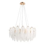 Люстра Mont Saint-Michel Золотая с Рельефным Стеклом варинант исполнения - 3 | Loft Concept в Омске