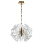 Люстра с крупными рельефным декором в виде лепестков 60 см Ethereal Bloom варинант исполнения - 2 | Loft Concept в Омске