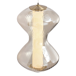 Бра светодиодное с стеклянным волнообразным плафоном Amphora of Light варинант исполнения - 4 | Loft Concept в Омске