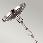 Подвесной светильник со стальным плафоном и белым матовым стеклянным шаром Feiss варинант исполнения - 3 | Loft Concept в Омске