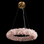 Люстра кольцевая с частичками натурального горного хрусталя Crystal Shimmer варинант исполнения - 3 | Loft Concept в Омске