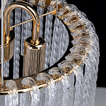 Люстра с подвесными рифлеными стеклянными трубками Nembus варинант исполнения - 19 | Loft Concept в Омске