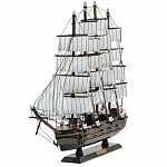 Декоративная модель деревянного тёмно-коричневого парусника в подарочной упаковке With The low варинант исполнения - 3 | Loft Concept в Омске