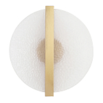 Бра с белым матовым стеклянным плафоном круглой формы Soft Glow Harmony варинант исполнения - 1 | Loft Concept в Омске