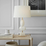 Настольная лампа на фигурном мраморном основании Conundrum варинант исполнения - 2 | Loft Concept в Омске