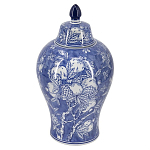 Ваза с крышкой в китайском стиле Гранатовое дерево Blooming Pomegranate варинант исполнения - 1 | Loft Concept в Омске