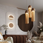 Бра круглое натуральная Пробка Natural Cork варинант исполнения - 5 | Loft Concept в Омске