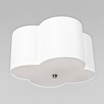Потолочный светильник с белым волнистым плафоном из ткани Vitorino варинант исполнения - 3 | Loft Concept в Омске