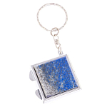 Зеркало брелок складное двухстороннее из натурального камня Лазурит Stone Mirrors варинант исполнения - 5 | Loft Concept в Омске