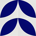 Дизайнерская плитка с узором Лепесток варинант исполнения - 2 | Loft Concept в Омске