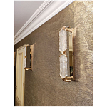 Бра прямоугольное с текстурным природным рисунком IceFlame варинант исполнения - 6 | Loft Concept в Омске