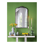 Ваза фигурная с сине-зелеными узорами распустившихся цветов Blossoming Spring варинант исполнения - 5 | Loft Concept в Омске