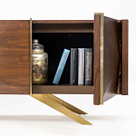 ТВ-тумба в цвете американский орех Introduce варинант исполнения - 3 | Loft Concept в Омске