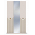 Шкаф трёхдверный с 1-ой зеркальной дверью Satin Furniture варинант исполнения - 2 | Loft Concept в Омске