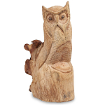 Статуэтка из дерева сова Animals of the World 20 варинант исполнения - 1 | Loft Concept в Омске