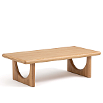 Стол журнальный из массива и шпона дуба Oak Essence Carden варинант исполнения - 1 | Loft Concept в Омске