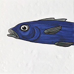 Плитка с узором Рыба пловчиха варинант исполнения - 5 | Loft Concept в Омске